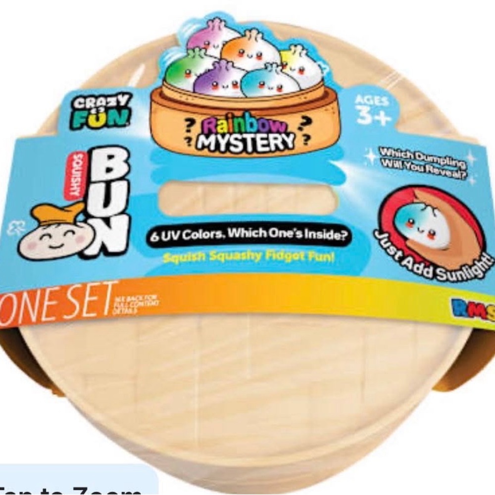 Rainbow Mystery Dumpling Squishy Bun